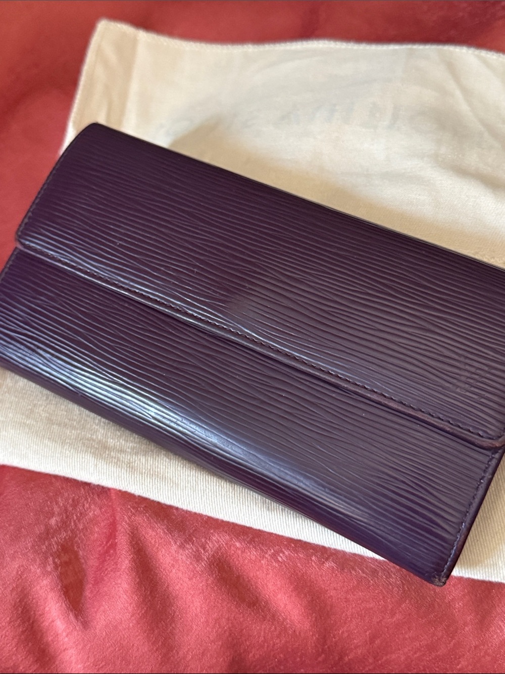 Louis Vuitton Magenta Epi Leather Continental Wallet - Picture 7 of 16